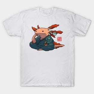 cute axolotl philosopher T-Shirt